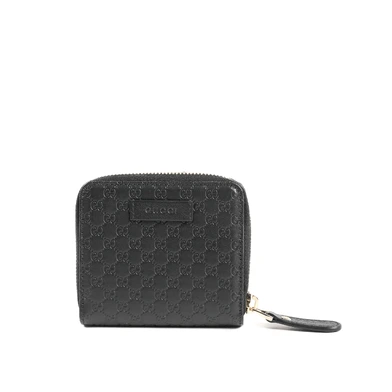 Gucci Guccissima small zipped leather wallet 449395 BMJ1G 1000